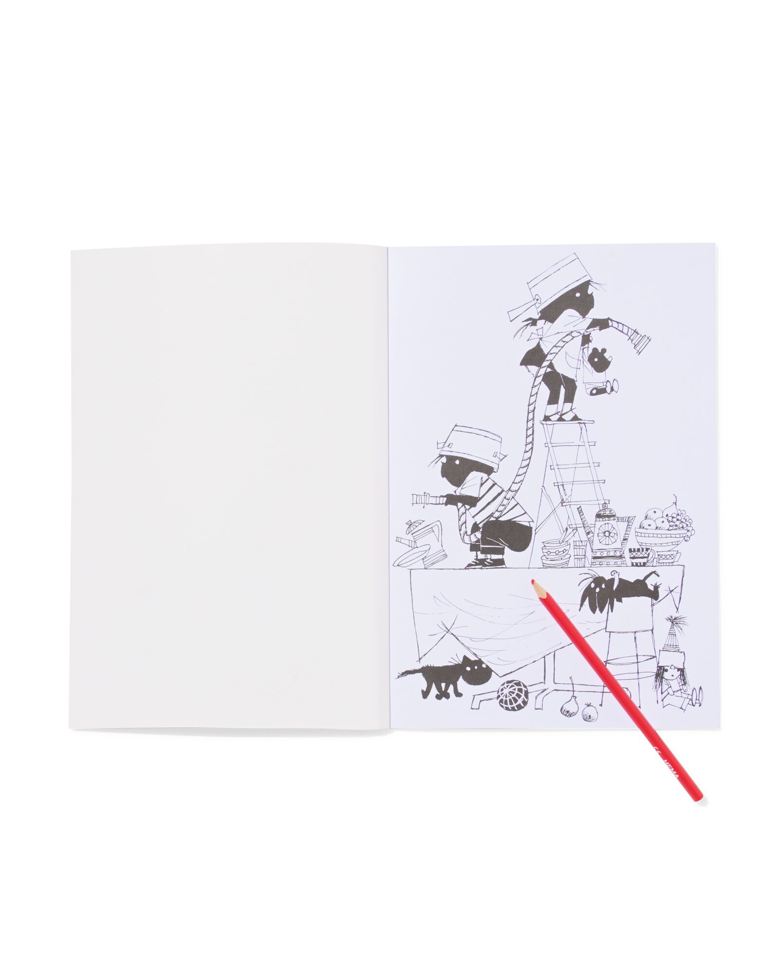 livre de coloriage Takkie et Siepie - 15900478 - HEMA