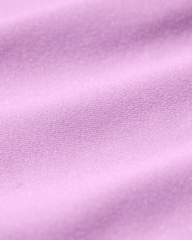 slip br&eacute;silien femme microfibre avec ceinture en dentelle violet violet - 19602675PURPLE - HEMA