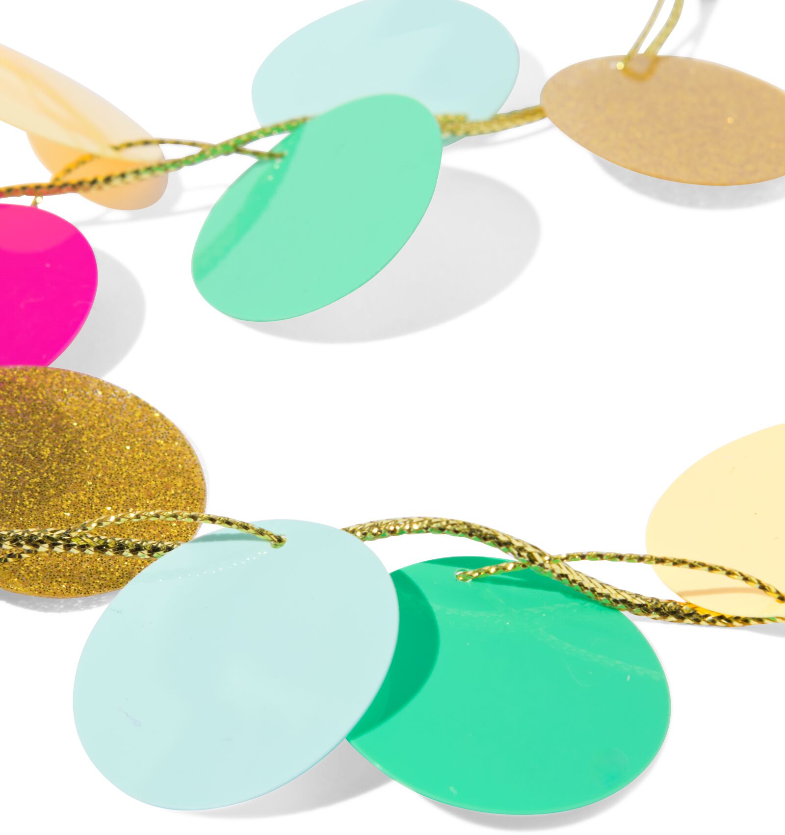 guirlande cercles plastique 2 m - 14250148 - HEMA