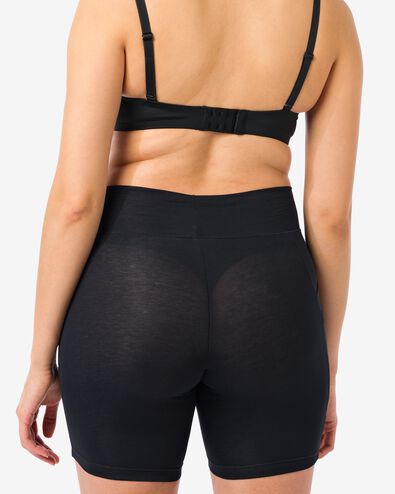 short de cyclisme femme en coton real lasting noir noir - 1000019865 - HEMA