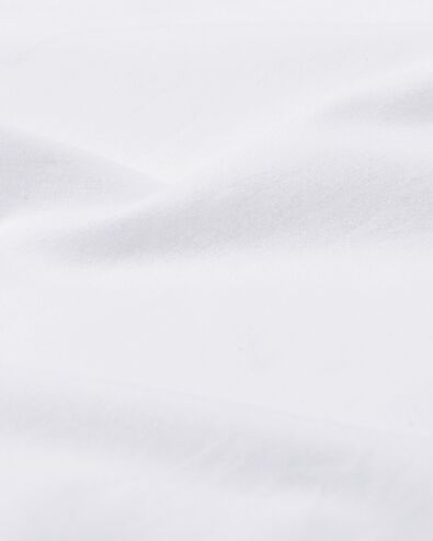 drap-housse boxspring 180x200cm percale de coton h&ocirc;tel blanc - 5160043 - HEMA