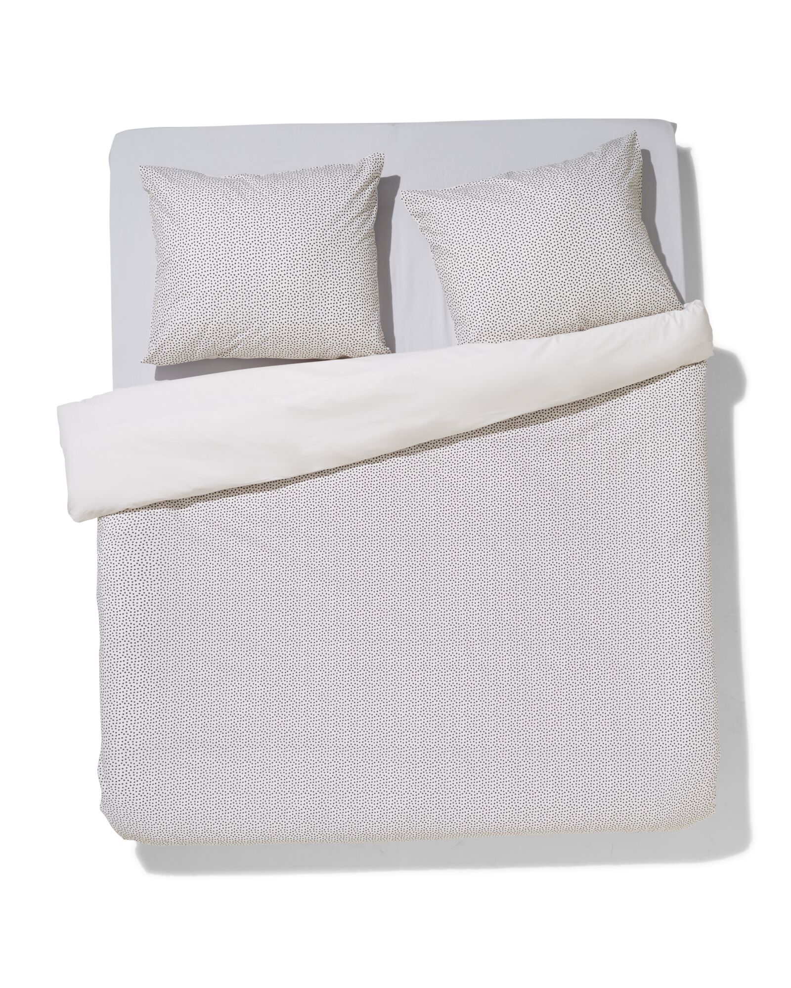 housse de couette 240x200/220cm coton doux pois - 5790155 - HEMA