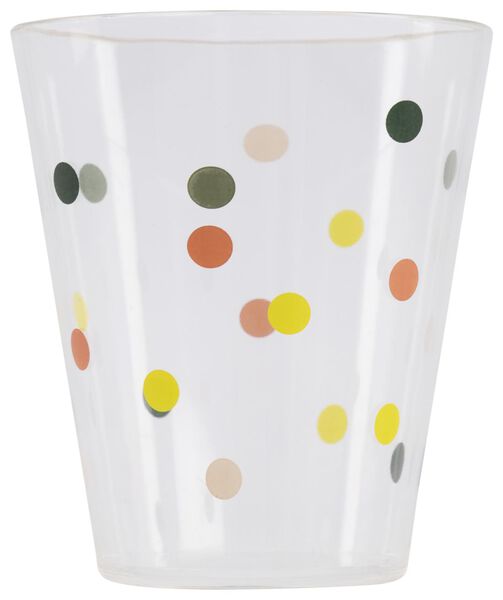 HEMA Drinkglas Kunststof - 250 Ml - Stippen (multicolor)