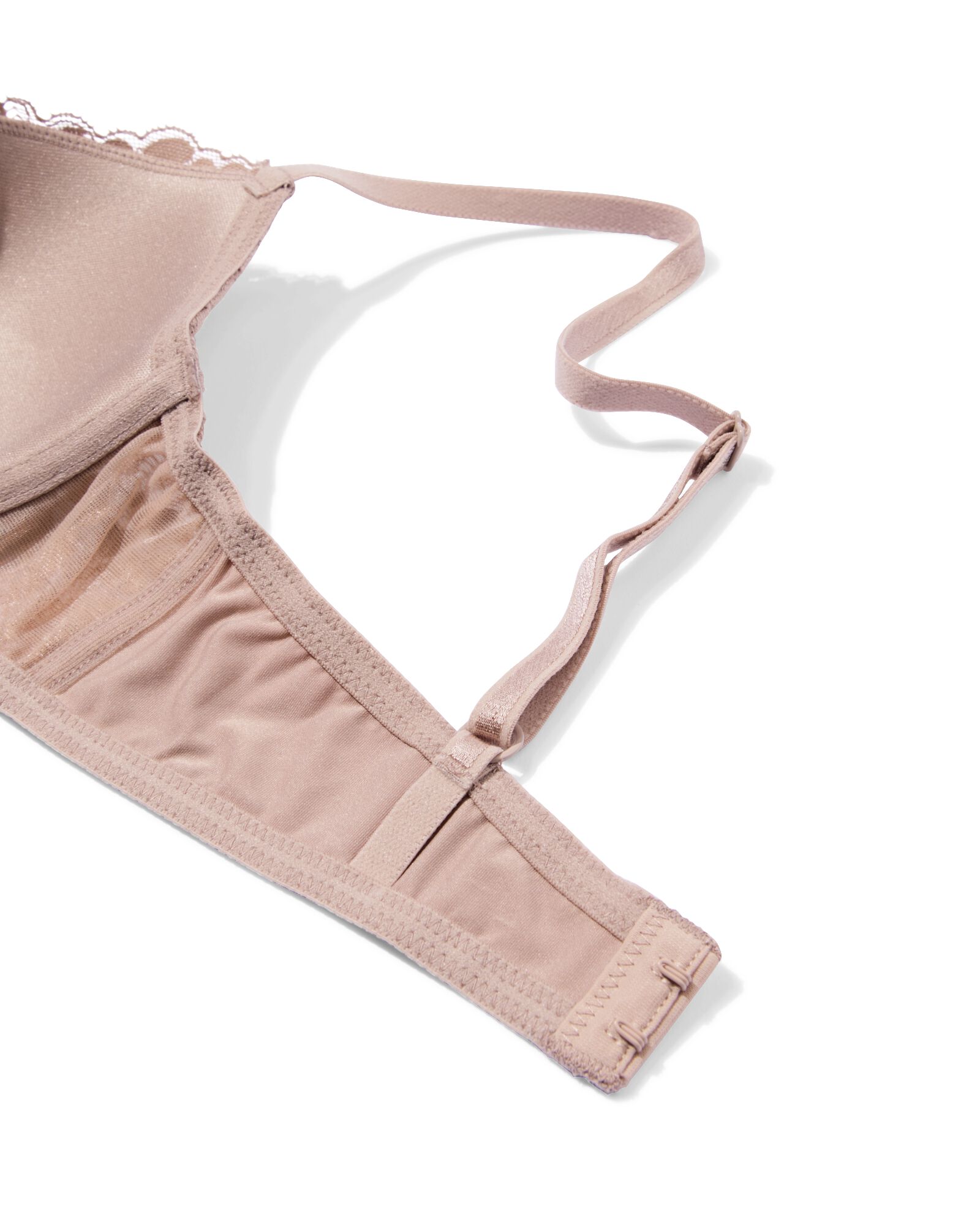 voorgevormde kanten bh met beugel beige beige - 21800900BEIGE - HEMA