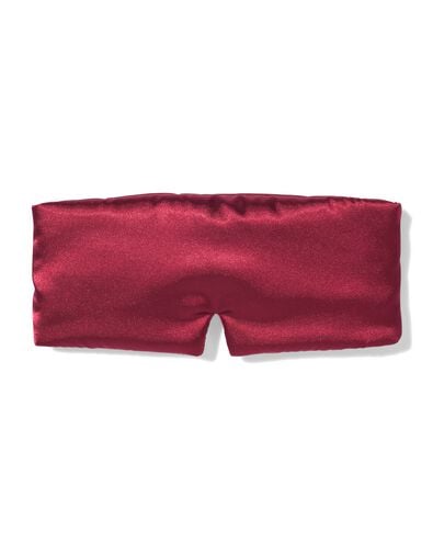 masque de sommeil satin bordeaux - 18670055 - HEMA