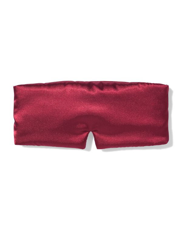 masque de sommeil satin bordeaux - 18670055 - HEMA