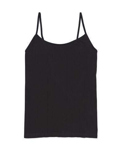Damen-Hemd schwarz L - 19687413 - HEMA