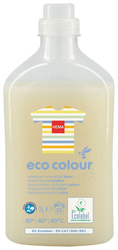 lessive liquide éco couleur 1 L - 20510046 - HEMA