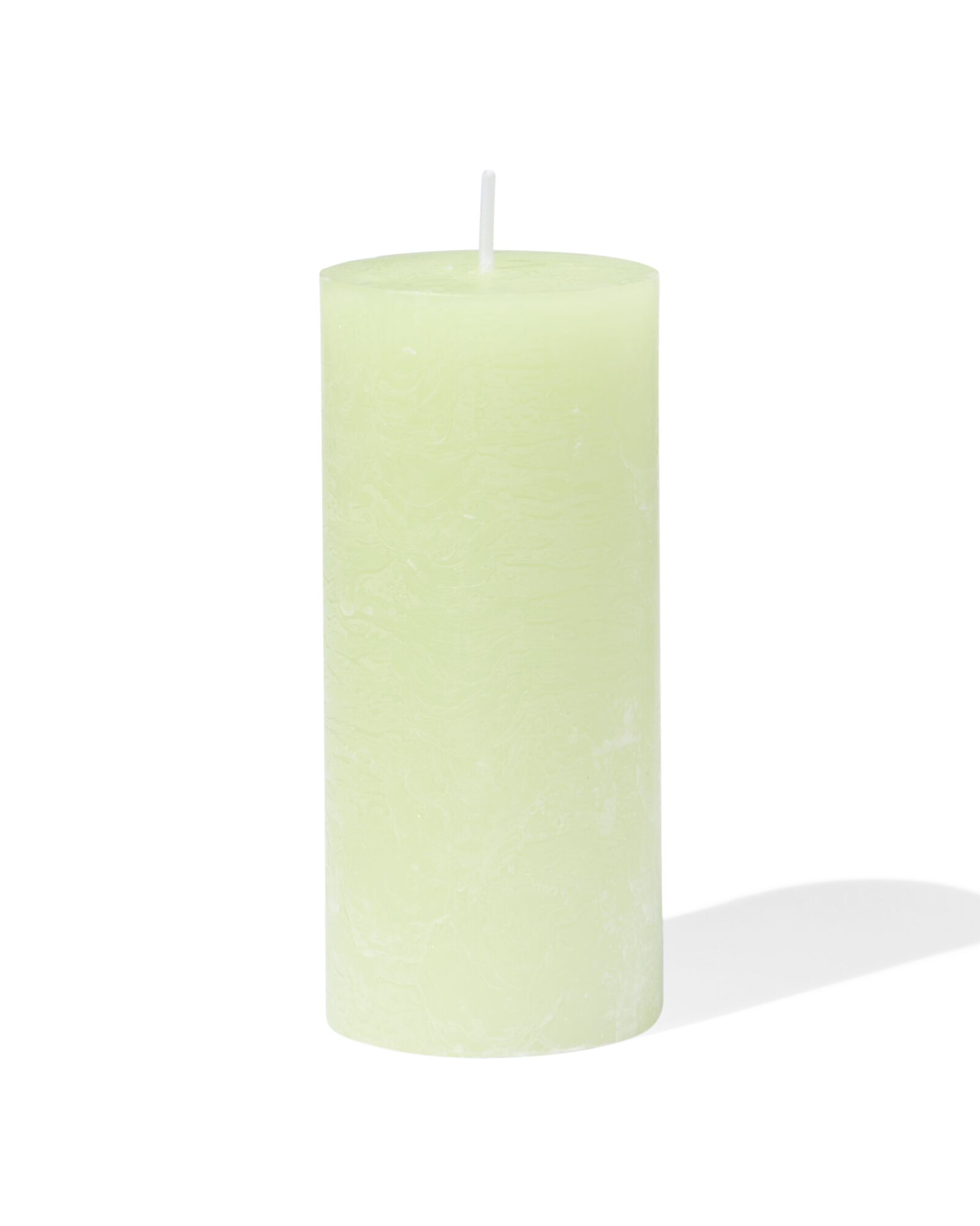 bougies rustiques vert menthe 5 x 11 - 13504006 - HEMA