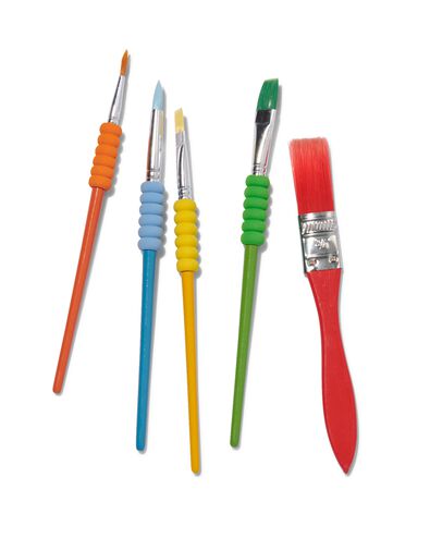 5&nbsp;pinceaux - 15990122 - HEMA