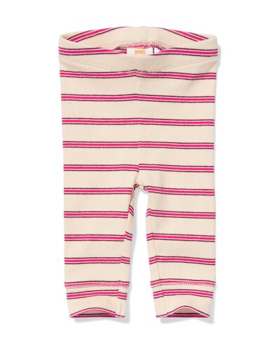 legging &eacute;volutif b&eacute;b&eacute; c&ocirc;tel&eacute; rayures &eacute;cru &eacute;cru - 33453820ECRU - HEMA