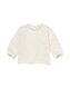 t-shirt bébé broderie blanc cassé blanc cassé - 1000032031 - HEMA
