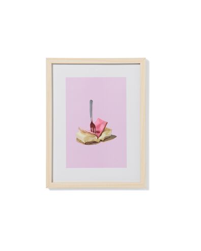 cadre photo 15x20 cm bois fin  - 13626080 - HEMA