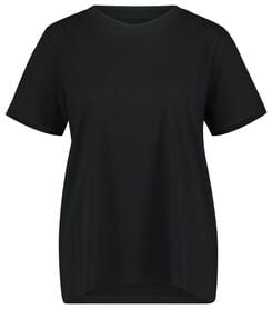 t-shirt femme noir noir - 1000023509 - HEMA