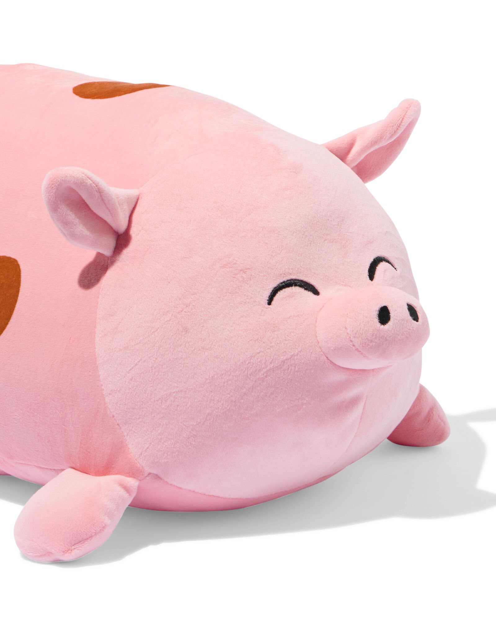 peluche cochon 45 cm avec taches de boue  - 61100513 - HEMA