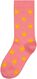 chaussettes avec coton hello sunshine rose 39/42 - 4103477 - HEMA