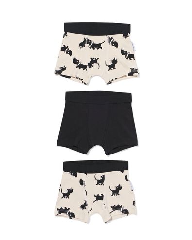 Takkie en Siepie kinderboxers - 3 stuks zwart/wit zwart/wit - 19203760BLACKWHITE - HEMA