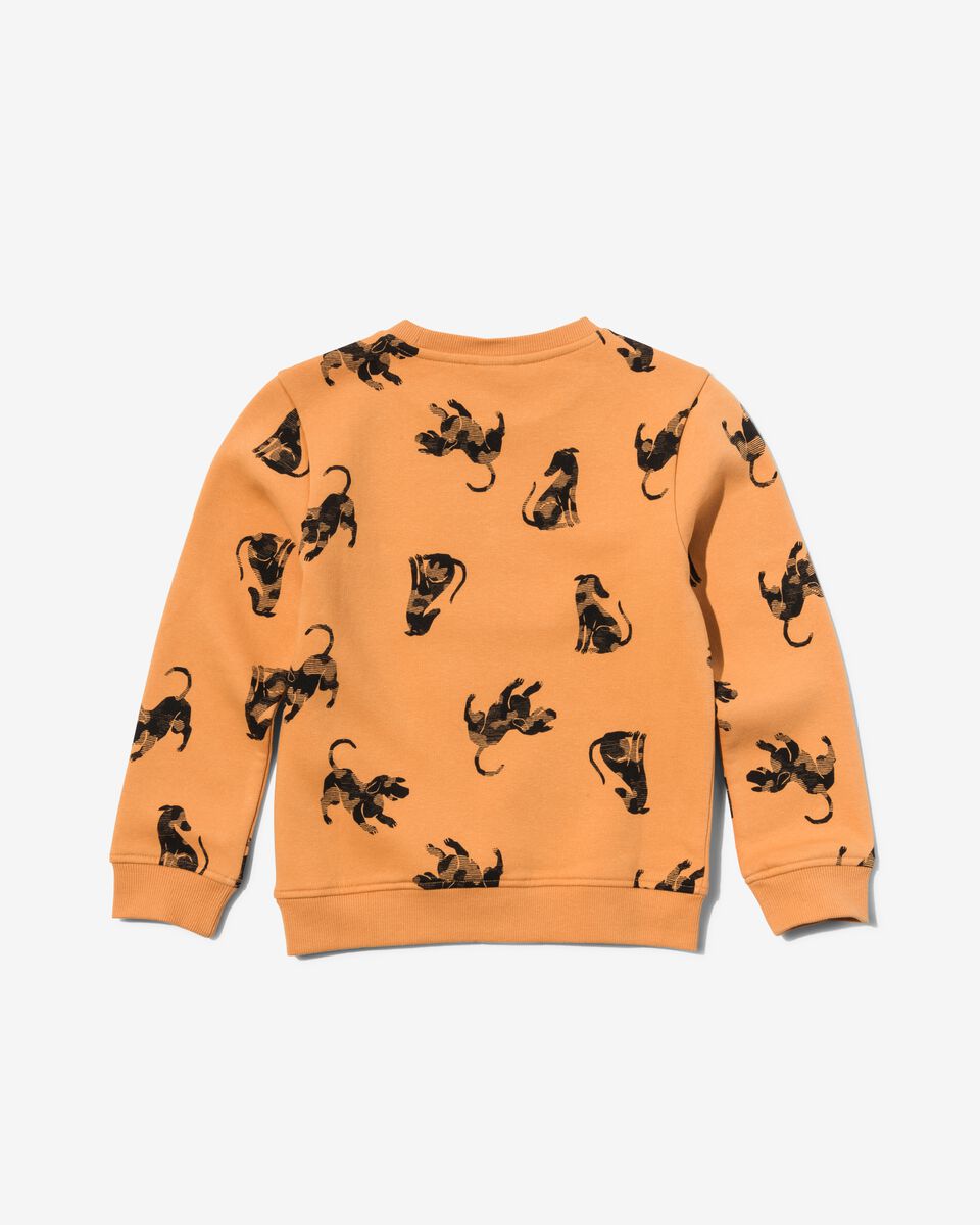 Kinder-Sweatshirt, Hunde geel - 1000029817 - HEMA