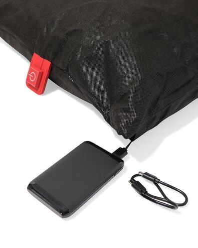 coussin chauffant 50 x 50 cm bleu - 80020018 - HEMA