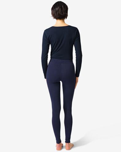 dameslegging Sandy aansluitend donkerblauw donkerblauw - 36311080DARKBLUE - HEMA