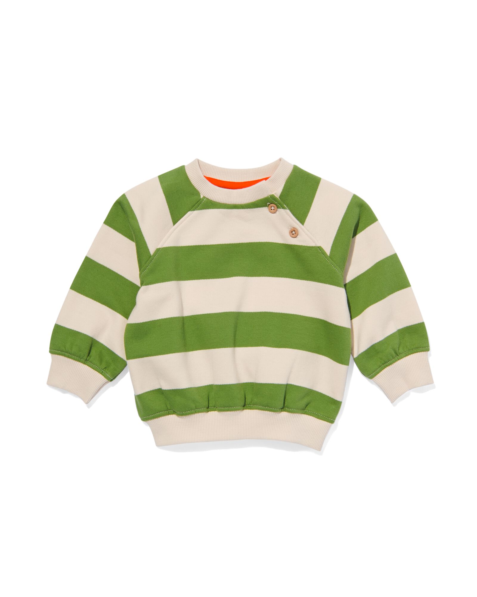Baby-Sweatshirt, Streifen grün grün - 33184740GREEN - HEMA