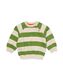 Baby-Sweatshirt, Streifen grün grün - 33184740GREEN - HEMA