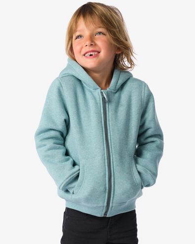 gilet à capuche vert - 30787204GREEN - HEMA