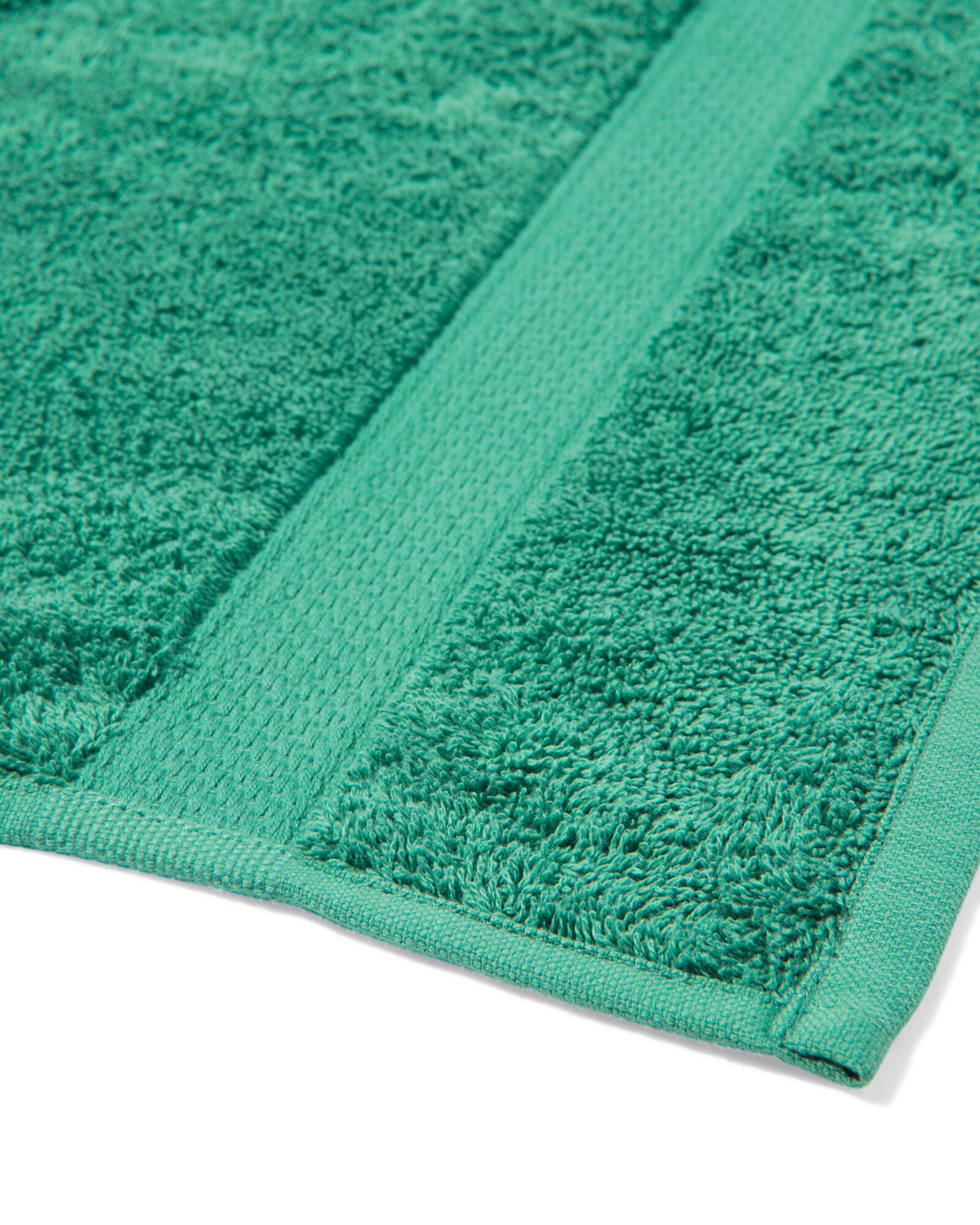 serviettes de bain - qualité épaisse vert moyen serviette 60 x 110 - 5282871 - HEMA