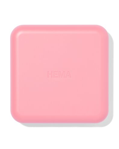 hervulbaar poederdoosje voor blush of highlighter roze - 11290427 - HEMA