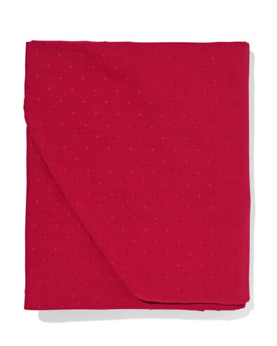 nappe ⌀170 cm jacquard &agrave; pois rouge - 5300142 - HEMA