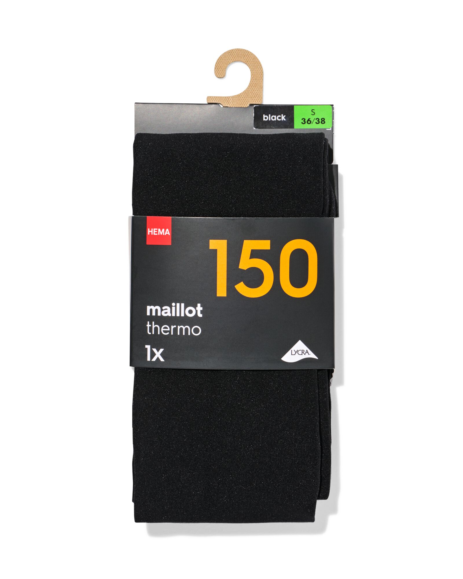 collants thermo pour dames 150 deniers  noir noir - 4070330BLACK - HEMA