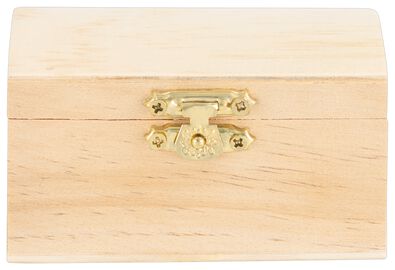 Holz-Schatzkiste, 6 x 9 x 5 cm - 15900045 - HEMA