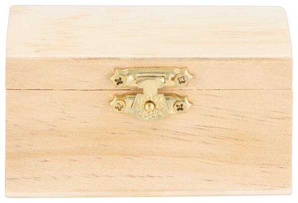 coffre au tr&eacute;sor bois 6x9x5 - 15900045 - HEMA