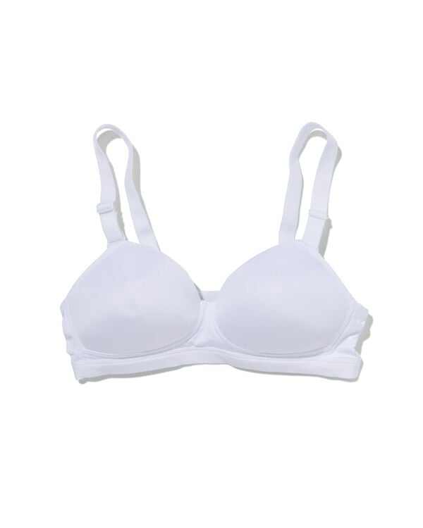 voorgevormde prothese bh zonder beugel wit wit - 1000028564 - HEMA