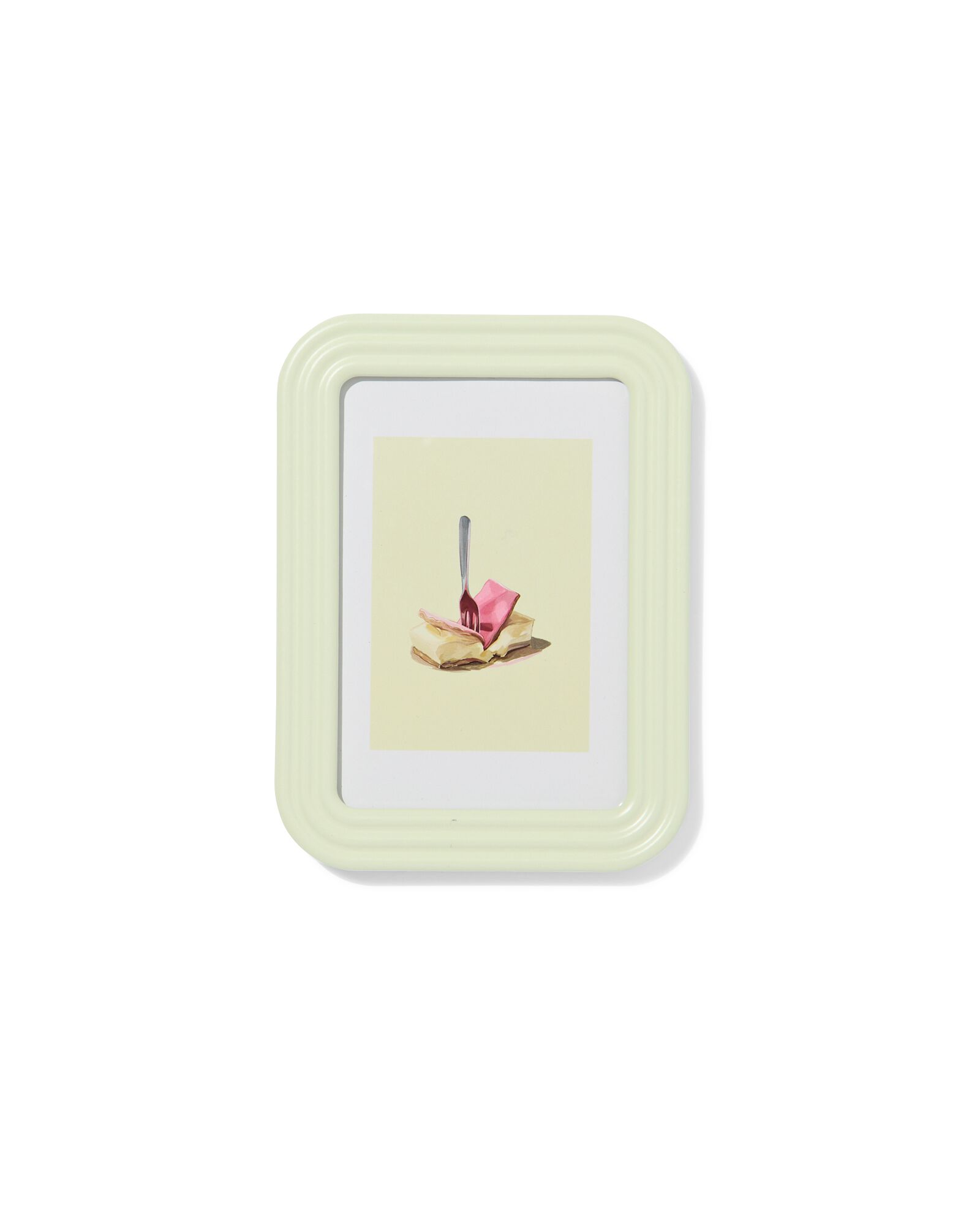 fotolijst 10x15cm hout ribbelrand - 13626028 - HEMA