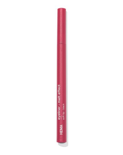 soft eyeliner waterproof mat zwart - 11210392 - HEMA