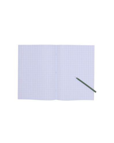 3 cahiers lilas format A4 - à carreaux 10mm - 14120208 - HEMA