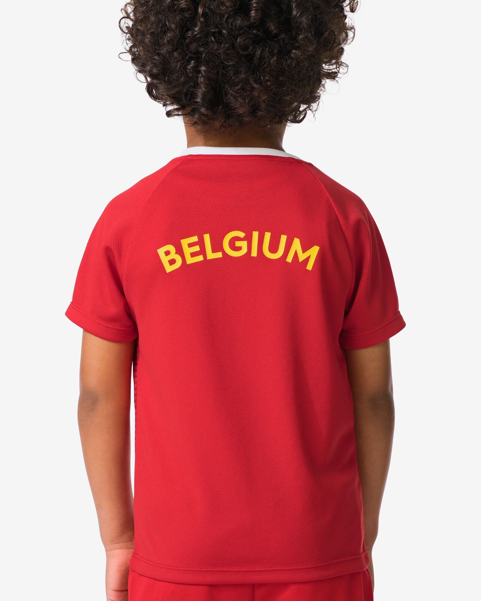kinder T-shirt rood rood - 30602240RED - HEMA