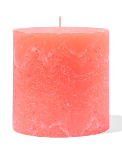 bougies rustiques orange fluorescent orange fluorescent - 2000000050 - HEMA