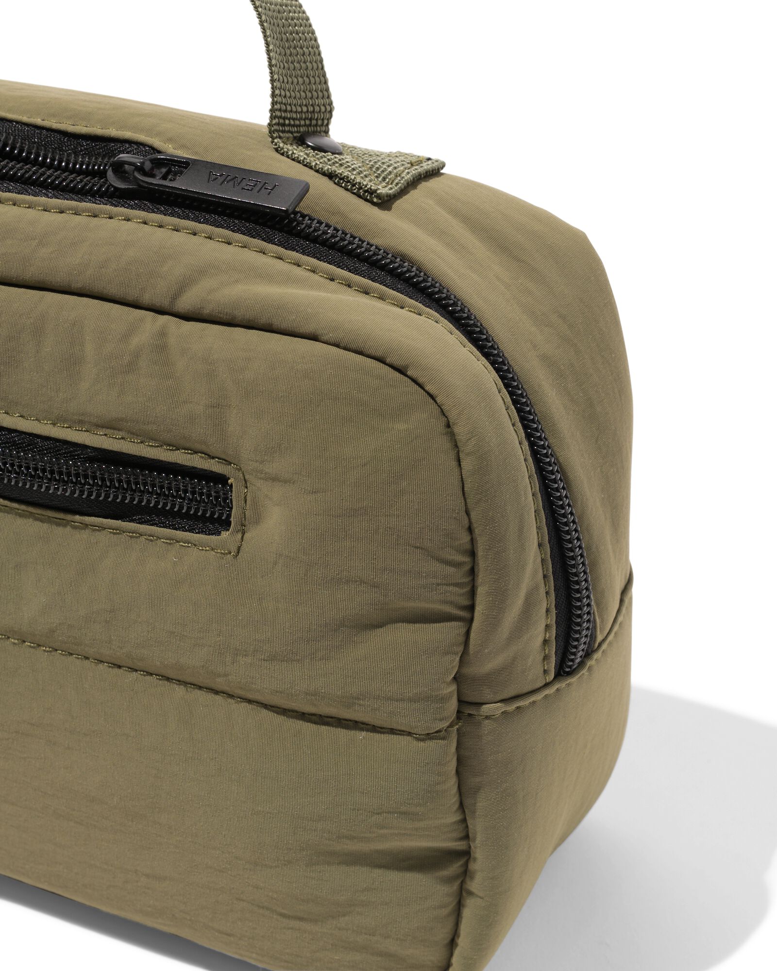 toilettas 25x15cm donkergroen - 11890753 - HEMA