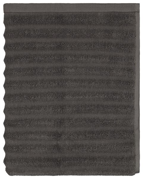 tapis de bain 50x85 rayé gris foncé - 5230048 - HEMA