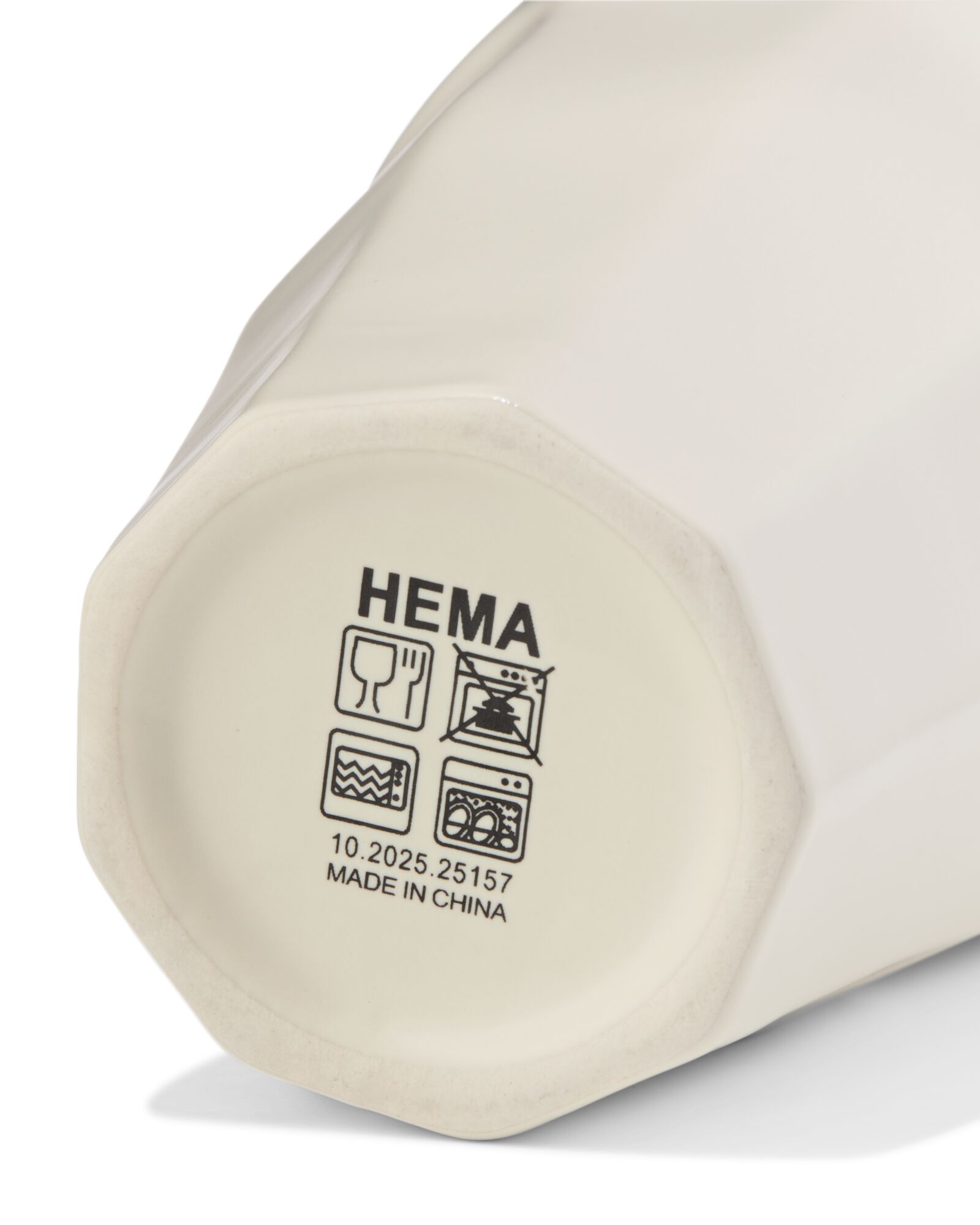 Cappuccinobecher 330 ml, Mirabeau, Steingut, beige - 80660333 - HEMA