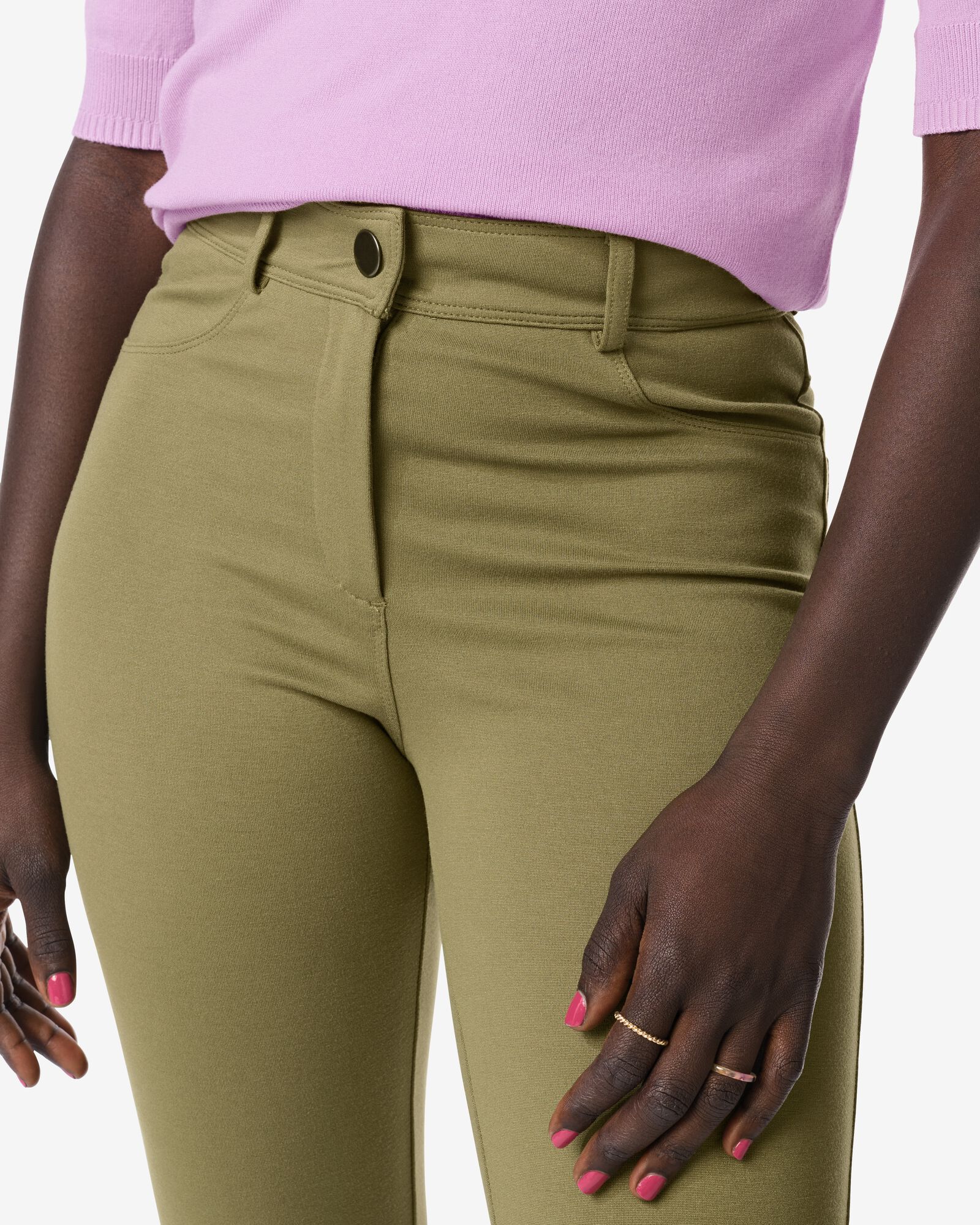 Damenhose Wendel, Jersey  olivgr&uuml;n olivgr&uuml;n - 36302930OLIVE - HEMA