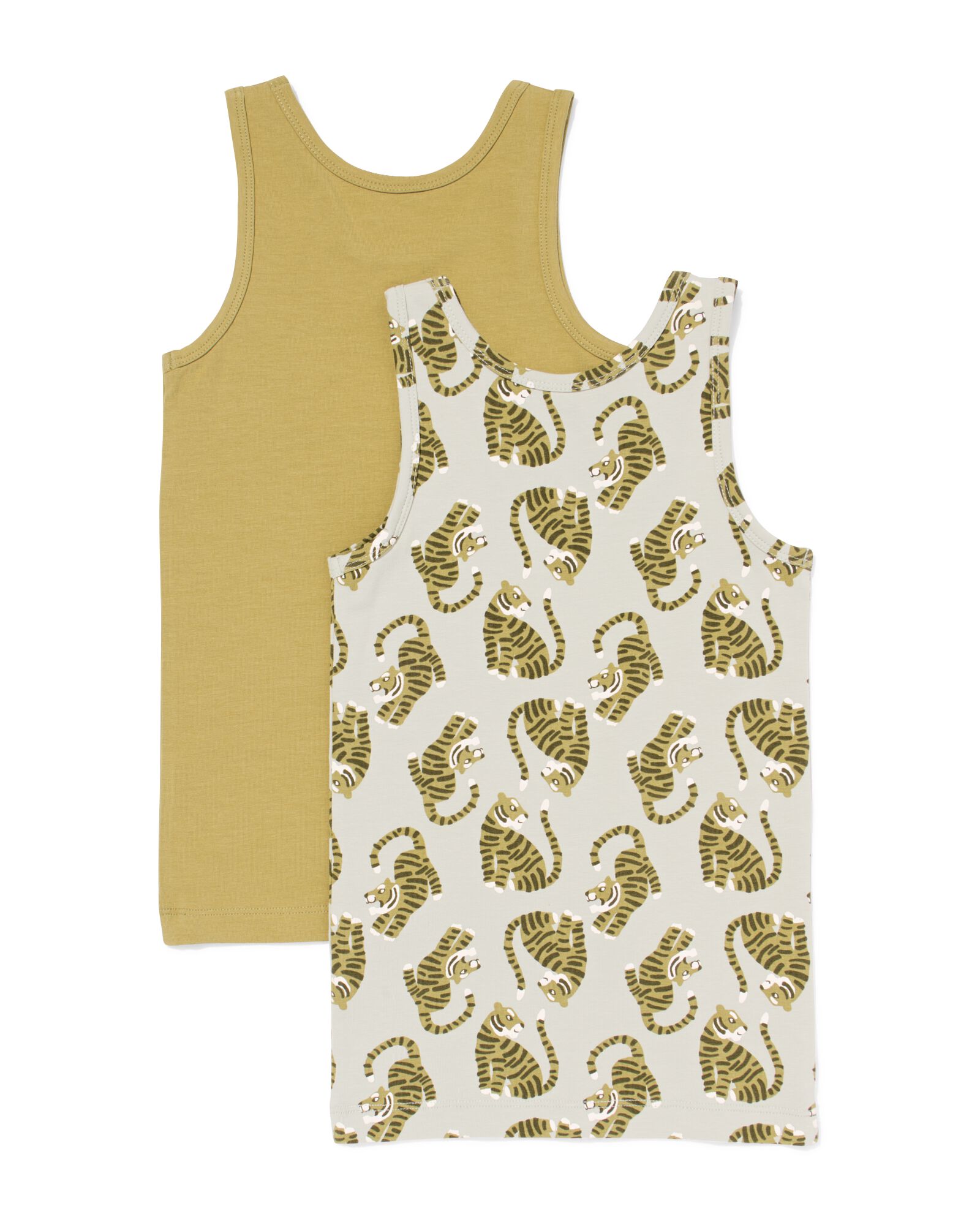 Kinderhemden Tiger &ndash; 2 St&uuml;ck hellblau hellblau - 19201660LIGHTBLUE - HEMA