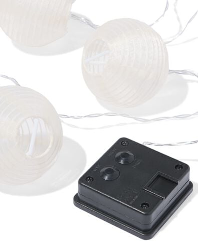 guirlande lumineuse de 8,95 m avec 18 lanternes LED &agrave; l'int&eacute;rieur et &agrave; l'ext&eacute;rieur - 41800153 - HEMA