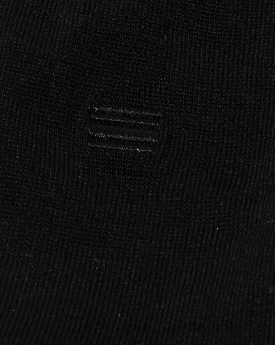 2 paires de chaussettes homme coton brillant noir noir - 1000009297 - HEMA
