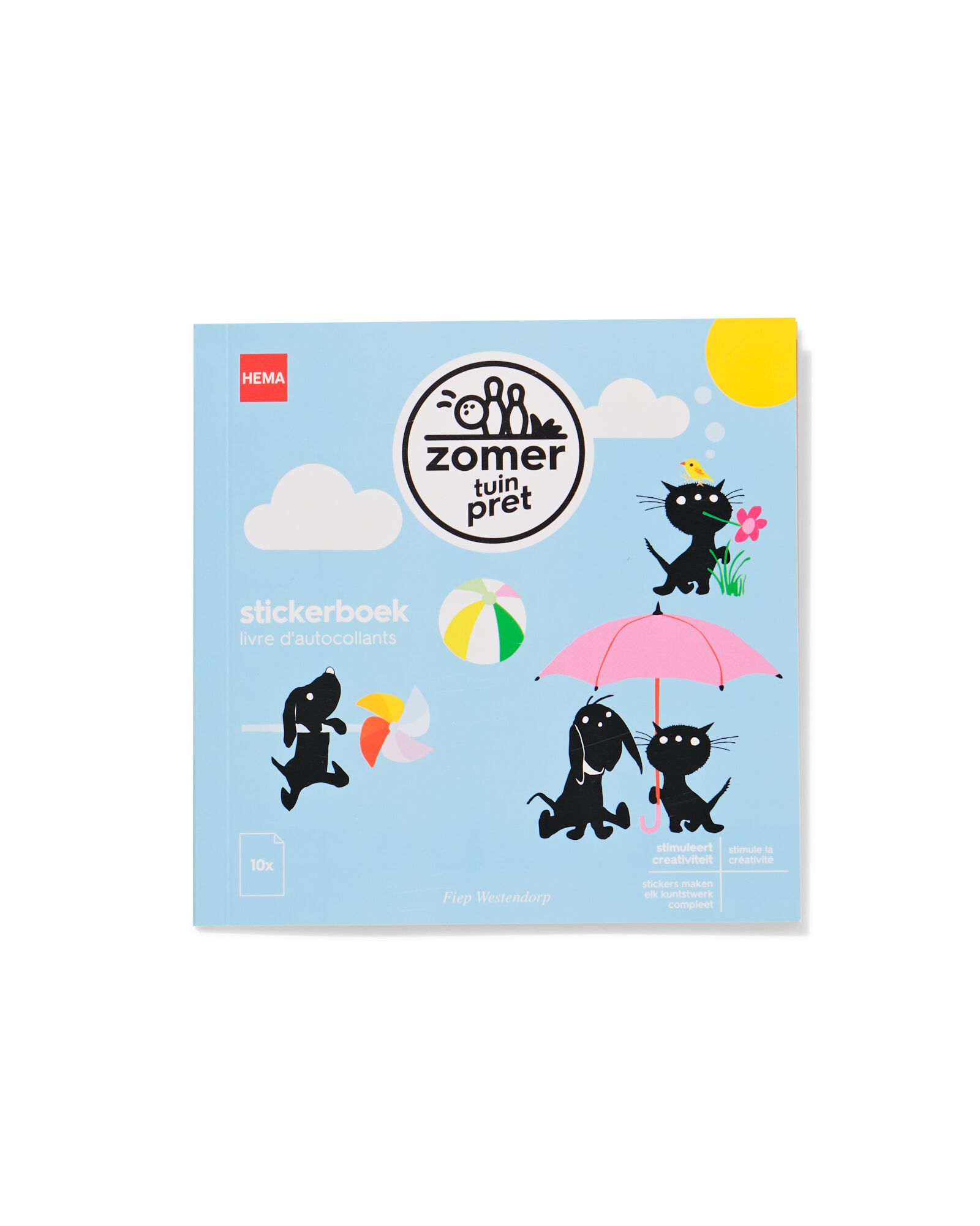 livre d'autocollants Takkie et Siepie 15x15cm - 15800162 - HEMA