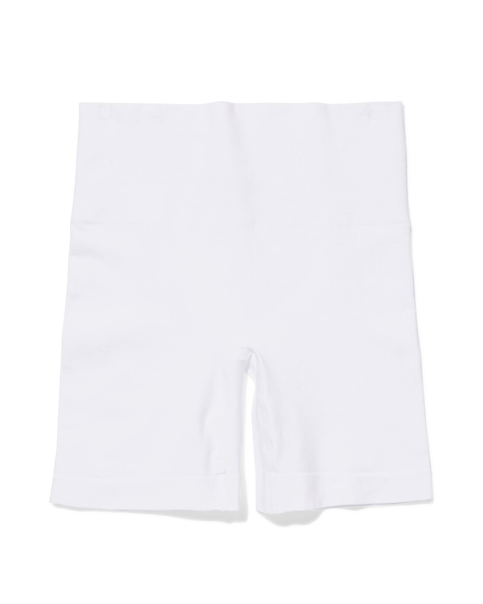 licht corrigerende biker hoge taille naadloos katoen wit wit - 21540180WHITE - HEMA