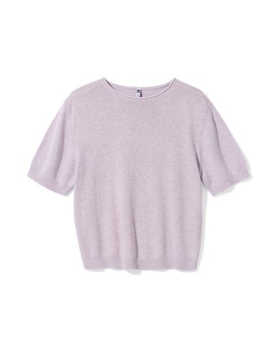 pull femme Gael maille fine lilas lilas - 36207760LILAC - HEMA