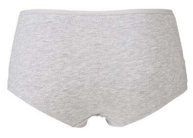 3er-Pack Damen-Boxershorts, Baumwolle graumeliert - 1000012297 - HEMA